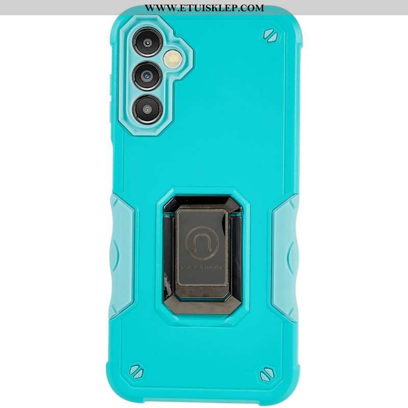 Etui do Samsung Galaxy A14 / A14 5G Wsparcie Pierścienia Z Efektem Metalu
